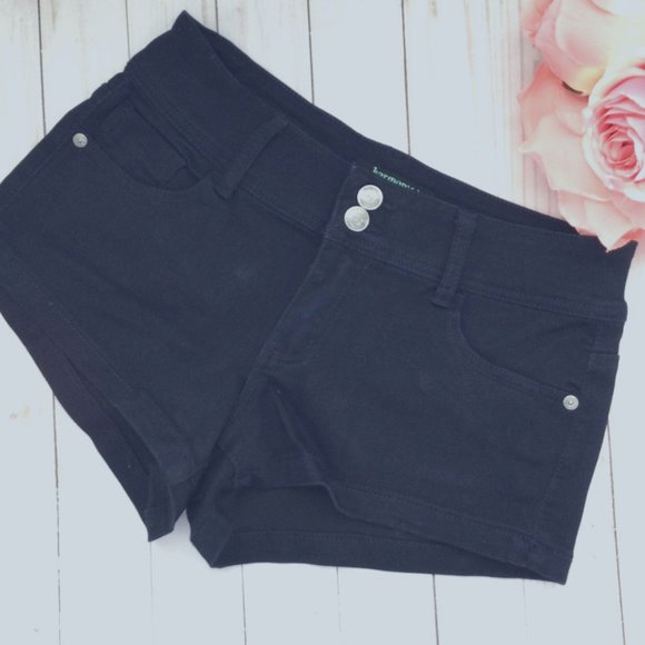 Harmony + HAVOC Black Jean Shorts Size 7 - Picture 1 of 7